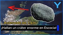 ¡Impactante! Descubren un enorme cráter de asteroide frente a las costas de Escocia