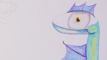 Pure Relaxation: Drawing a chewing plant with Colored Pencils