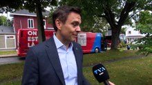 Québec 2026 : Charles Milliard a passé la journée à Rivière-du-Loup