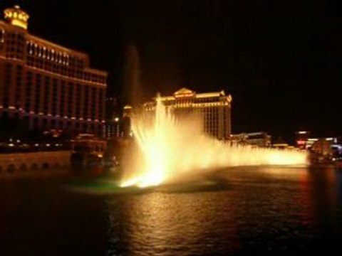Extrait Show fontaines, Bellagio, Las Vegas (Juillet 2008)