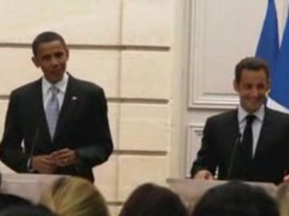 BARACK OBAMA  Palais de l'Elysée, Paris France, 26/07/2008