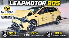 Leapmotor B05: 2026 Euro NCAP Crashtest – 5 Sterne