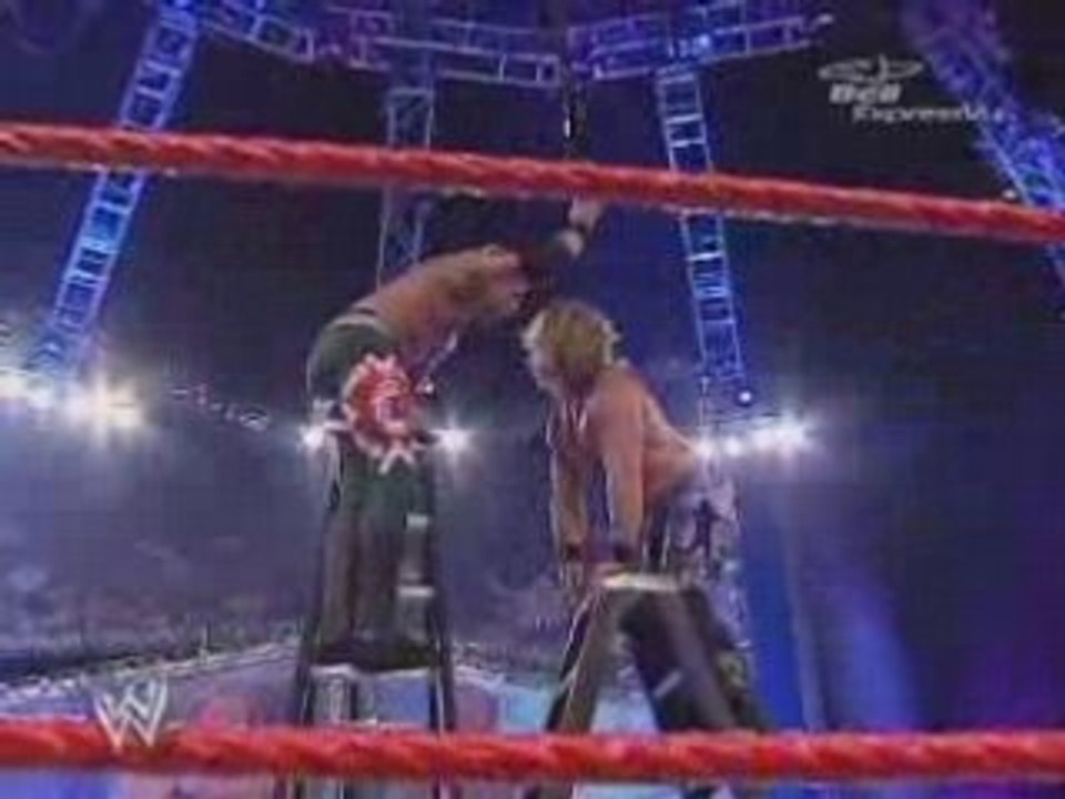 Wwe unforgiven 04 ladder match part 3