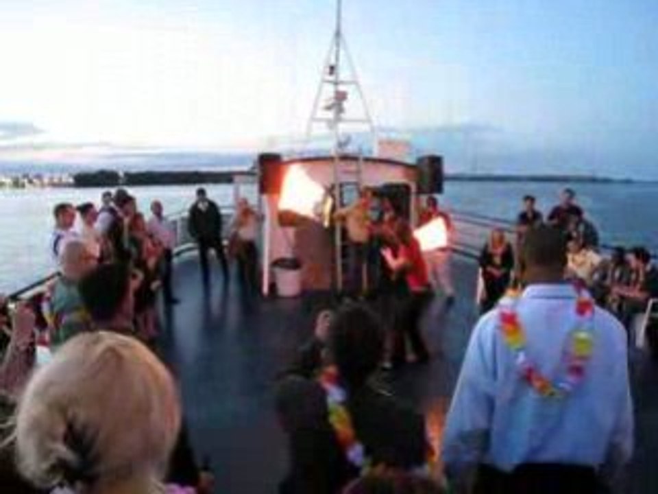Fire Starter on a Boat Cruise