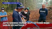 Sherina Munaf Ikut Terjun Padamkan Karhutla, Uji Coba Matikan Api dengan Busa Sabun dari Jepang