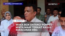 Waka BGN Datangi Ponpes Manbaul Hikam, Minta Maaf Atas Keracunan MBG 740 Korban