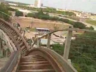 The Texas Giant at Six Flags Over Texas
