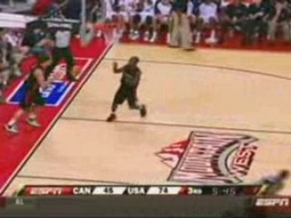 Kobe Bryant Fadeaway Jumper vs. Canada (7.25.08)