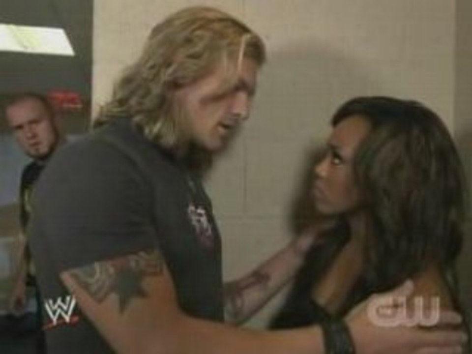 WWE Smackdown 7/25/08 Edge & Alicia Backstage