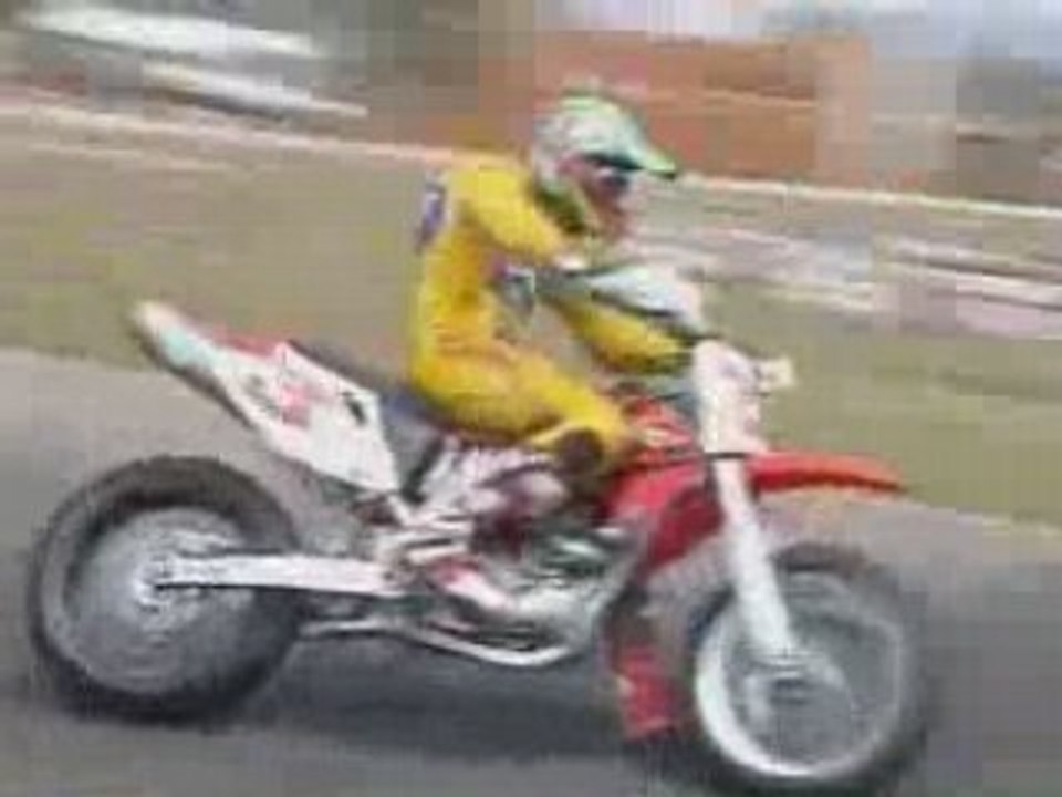 Max Biaggi en SuperMotard