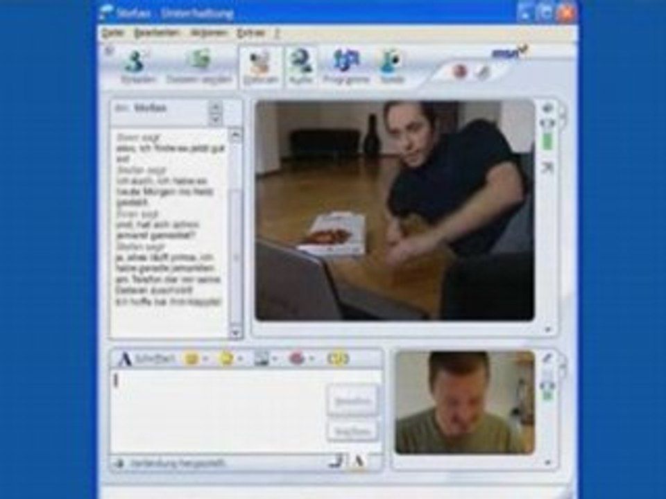 msn'deyken kapiyi sakın acmayin "komik"