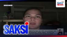 VP Duterte, ipinaaaresto ng QC RTC kaugnay ng banta umanong ipapapatay sina Pres. Marcos, First Lady Marcos, at ex-Speaker Romualdez | Saksi