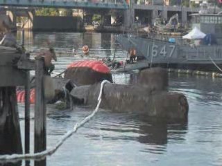 Navy raises sunken Russian submarine - part 2