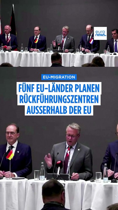 Fünf EU-Staaten planen Abschiebezentren außerhalb der EU
