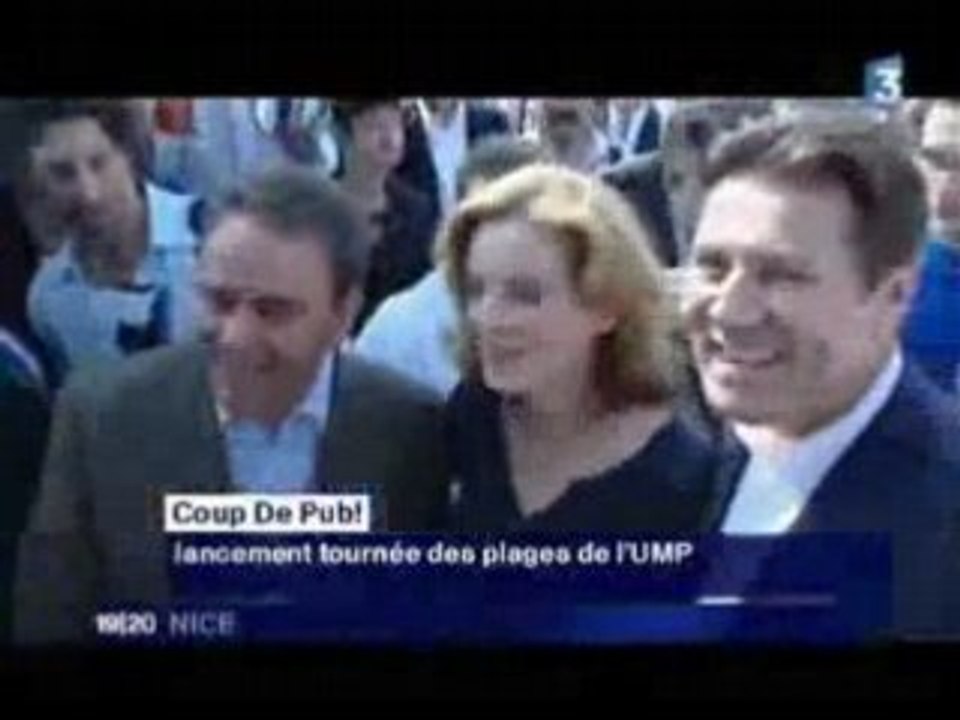 FRANCE 3 Lancement de la Caravane d'été UMP 2008
