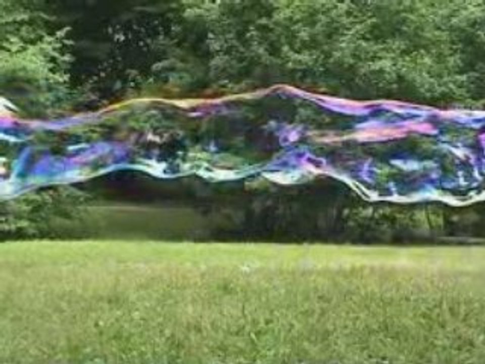 Bulles de savon géantes