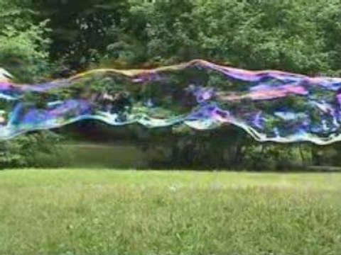 Bulles de savon géantes