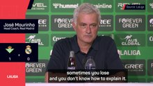 Mourinho blasts Betis tactics after first loss since Real Madrid return