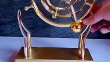 Celestial Orbit Perpetual Motion Pendulum, Kinetic Art Desk Decor 3D Space
