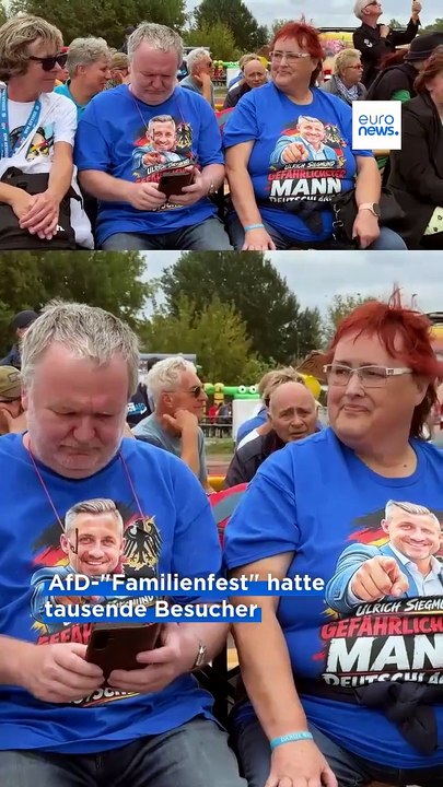 Endspurt vor der wahl in sachsen-anhalt: auf dem wahlkampf-familienfest der afd in magdeburg