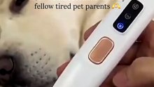 🐾 Pet Paw Trimmer with LED Light | Waterproof Grooming Tool ✨