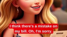 THERE’S A MISTAKE ON MY BILL! 🧾😳 Easy English Conversation #shorts