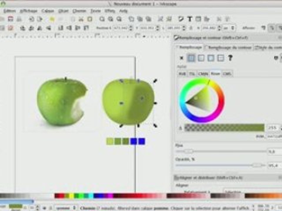 Faire une pomme