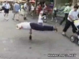 en equilibre sur une bouteille