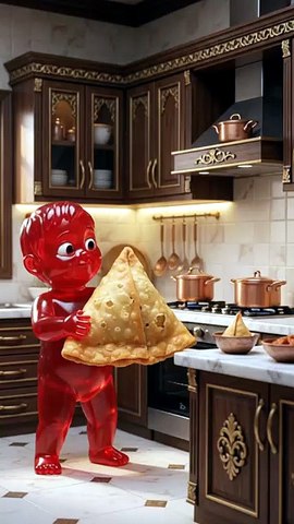 🥟😂 Giant Samosa Goes WRONG! | Funny Jelly Baby Couple