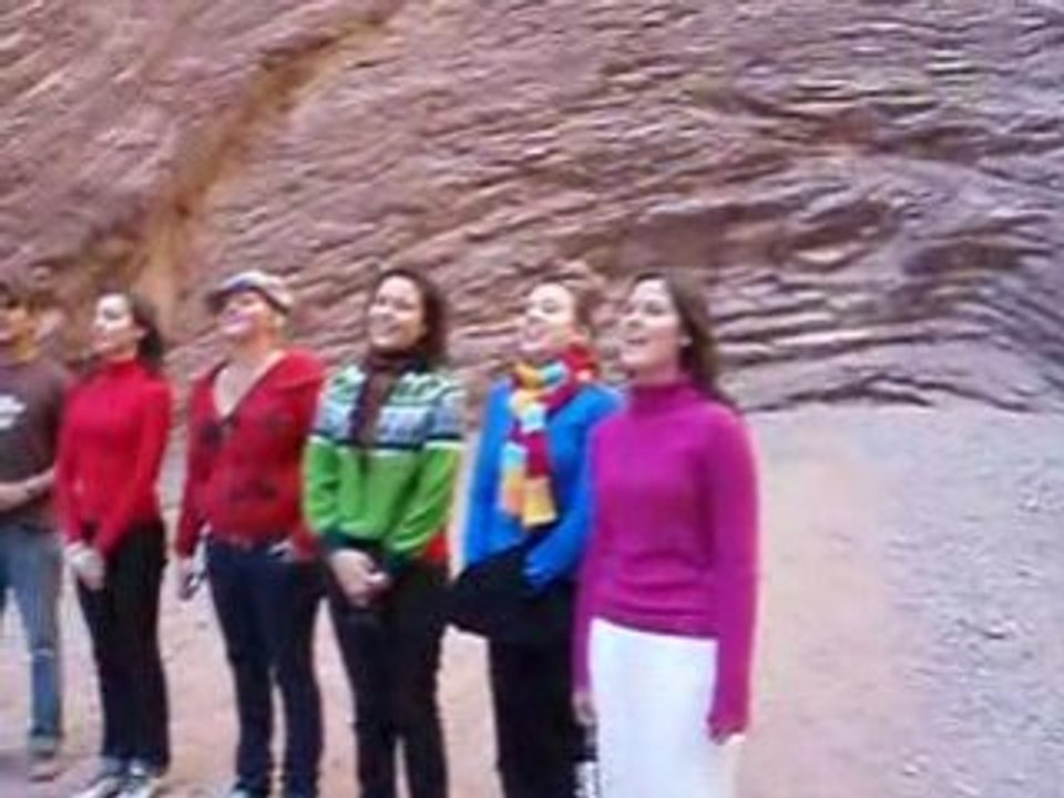 Chorale Franco Argentine a l' Amphitheatre de Cafayate