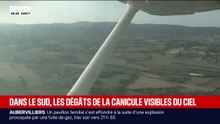 Dans le Tarn, les dégâts des canicules et des incendies vus du ciel