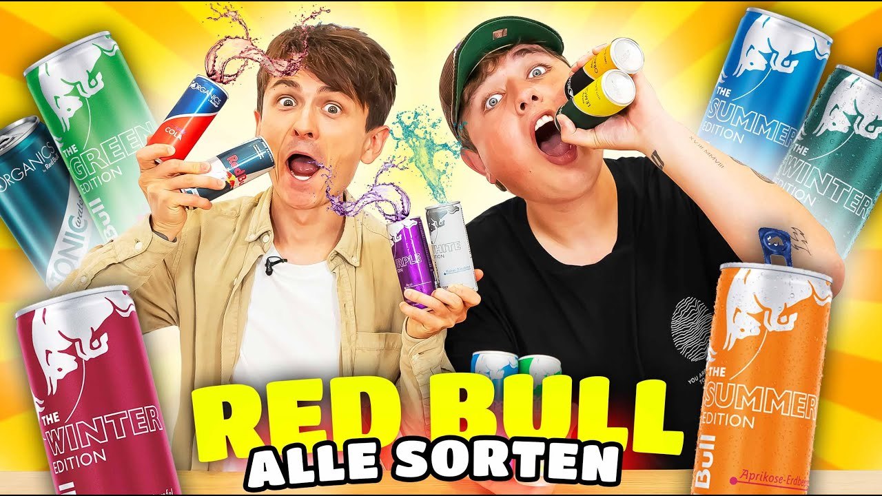 Red Bull Sorten im Test: Alle Energy-Drinks probiert und bewertet