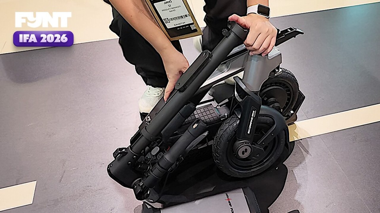 Mit diesem neuen e-scooter seid ihr gleich in doppelter hinsicht besonders mobil dank cleverer falt-technik