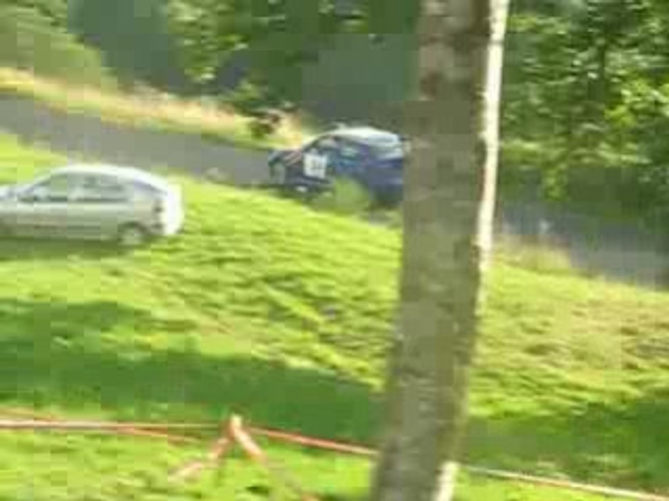 Rallye des Fourmes 2008 équipage DAVAL-MARRET