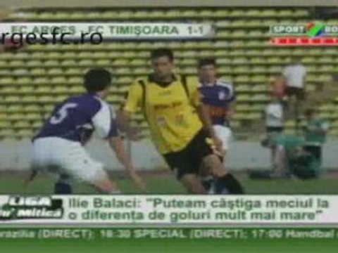 Declaratii - FC Arges - FC Timisoara