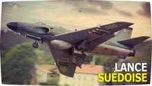 Le Saab 32 Lansen : le premier avion biplace suédois à réaction