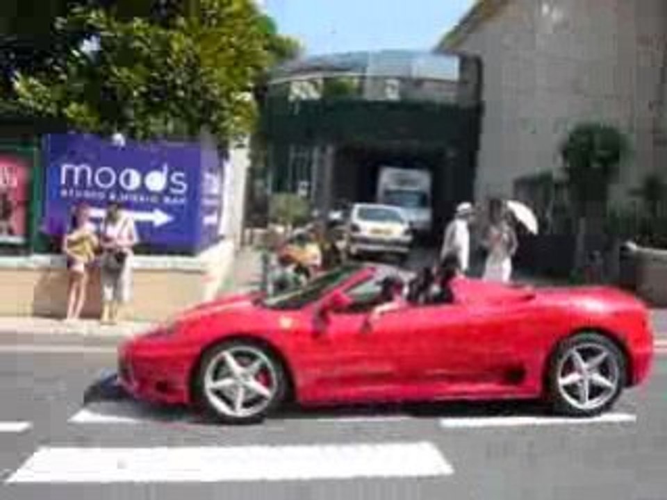 Ferrari porsche aston martin ... le trafic de monaco