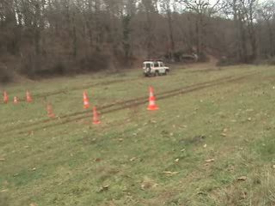 exercice de freinage pendant formation 4x4 edf
