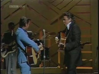 Johnny Cash & George Jones - White Lightning (clip)
