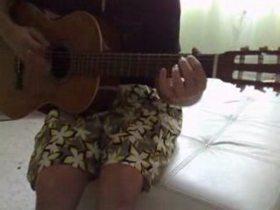 guitare seche débutant très beau morceau