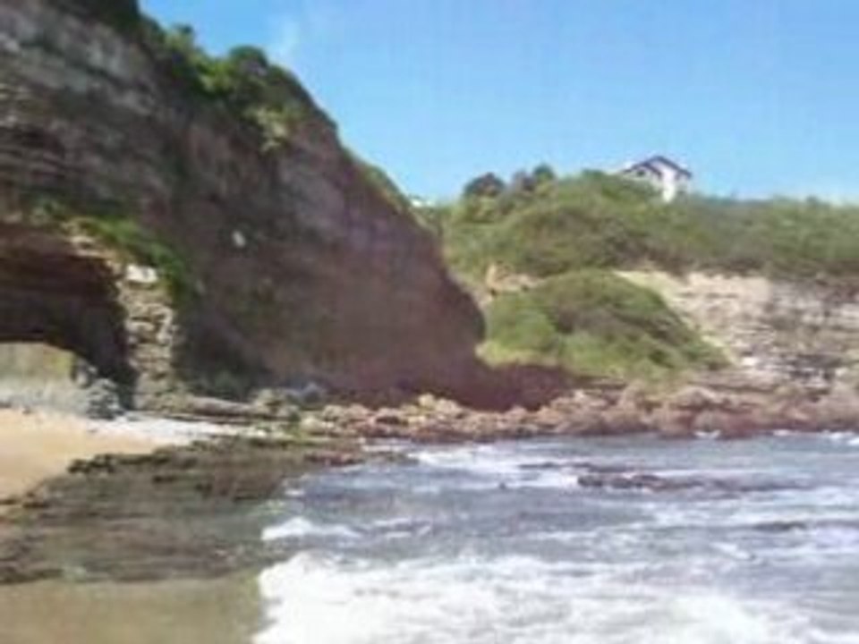 Vue de la chambre d'amour à Anglet