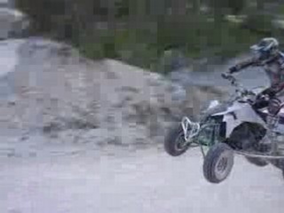 steph avec son quad