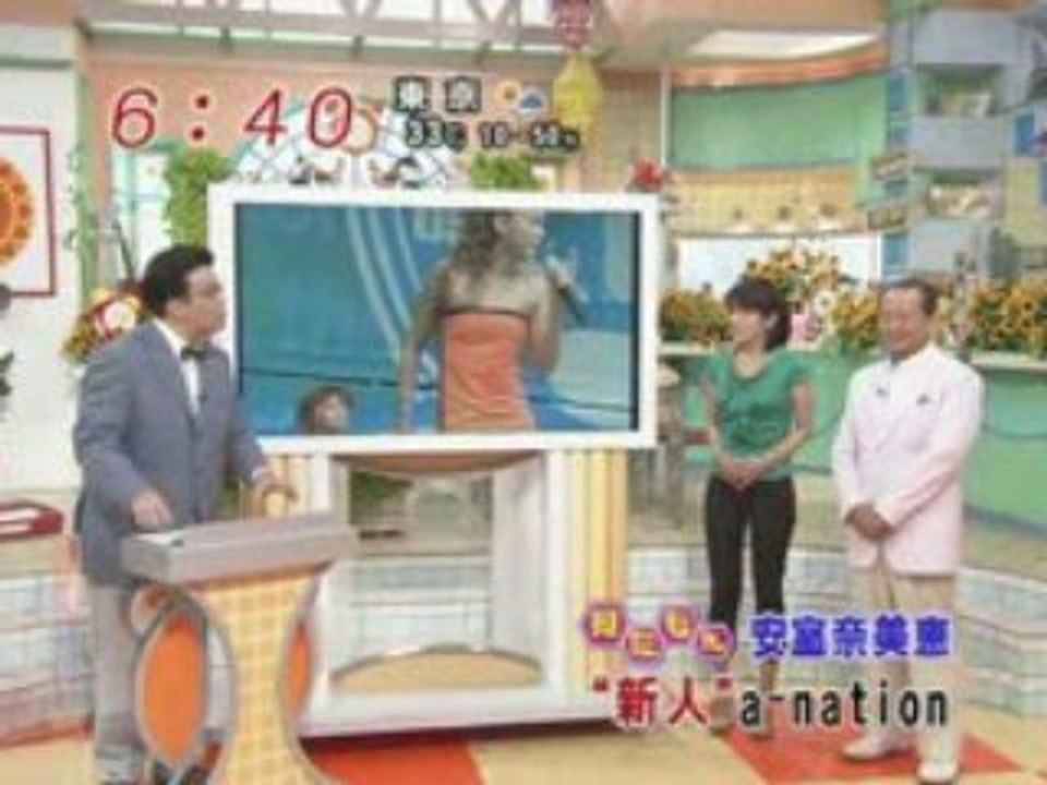 Amuro Namie - a-nation [Mezamashi - 28 Jul 08]