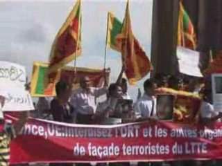 Manifestation against LTTE terorrists 2 in Paris