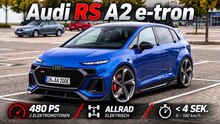Audi RS A2 e-tron: Allrad, 480 PS und radikaler RS-Look denkbar