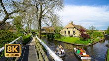 Giethoorn, Netherlands Walking Tour – Scenic Canal Village of Bridges and Thatched Farms