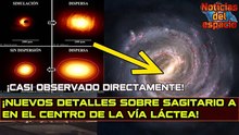 Impresionante: ¡Captan casi directamente el agujero negro supermasivo en el centro de la Vía Láctea!