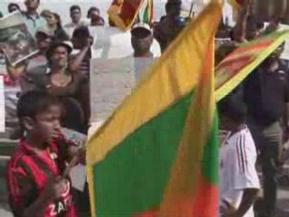 Manifestation against LTTE in Paris 6