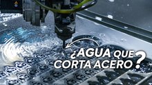 ¿Sabías que el agua puede cortar metal? Descubre cómo funciona el corte con agua