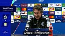 Villa 'motivated and excited' to be back in the Champions League - Emery